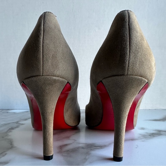 Authentic Christian Louboutin Suede Heels 37 - Picture 7 of 14
